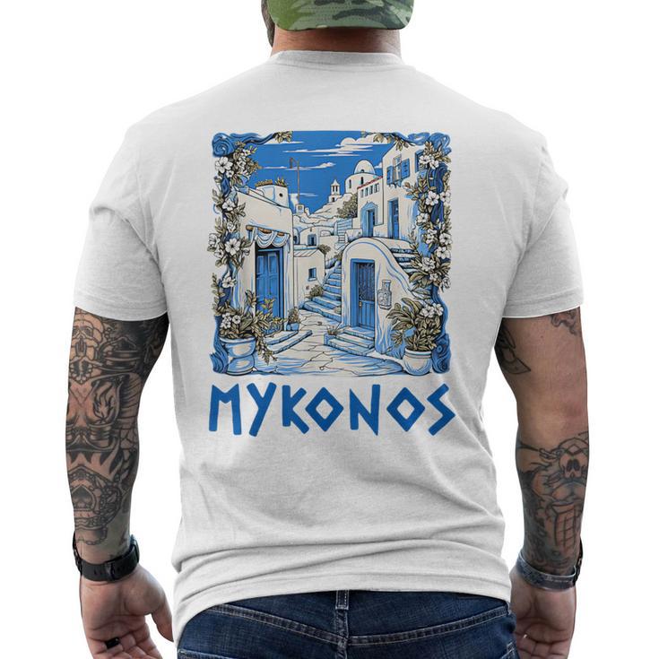 Mykonos Souvenir Mykonos Greece Mykonos T-Shirt mit Rückendruck