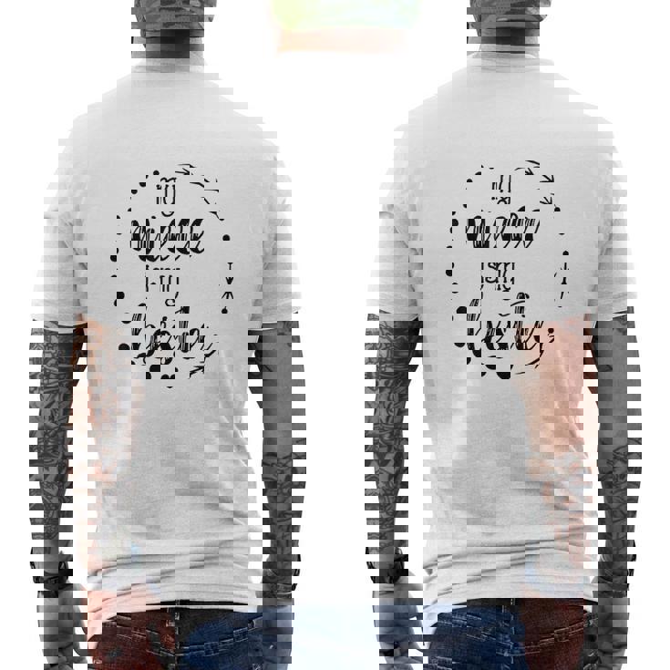 My Niece Is My Bestie Cute Mens Back Print T-shirt