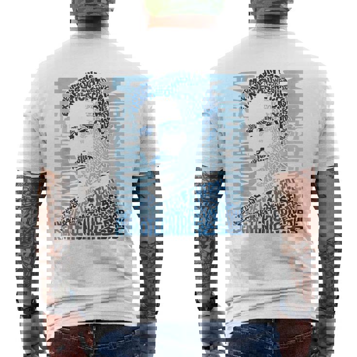 Nikola Tesla Illustration Por Glitschika s Camiseta Hombre Estampado Espalda