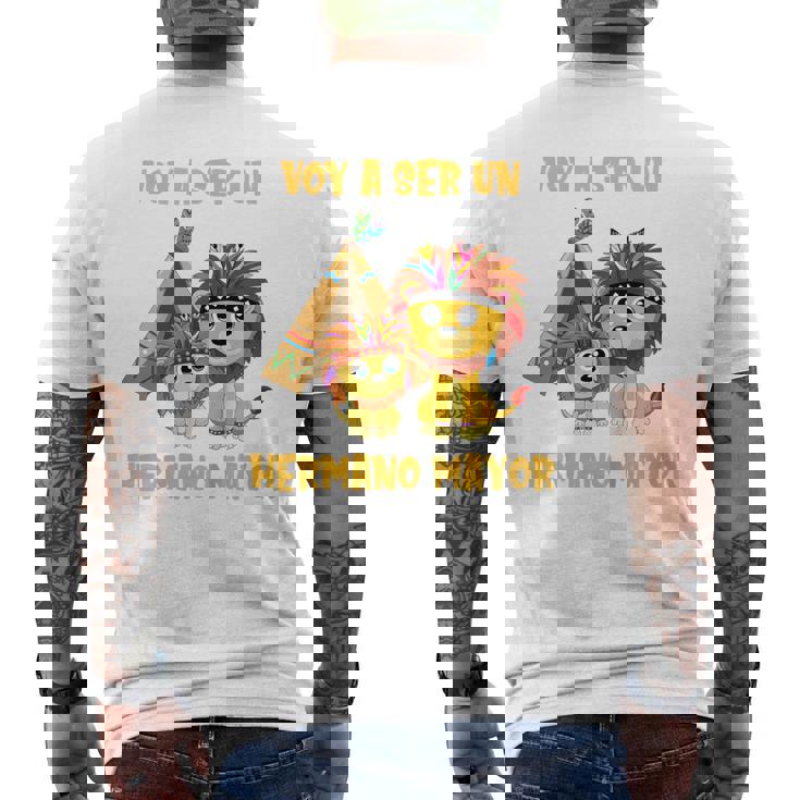 Niñosoy A Ser Un Hermano Mayor León Indio Futuro Embarazo Idea Camiseta Hombre Estampado Espalda