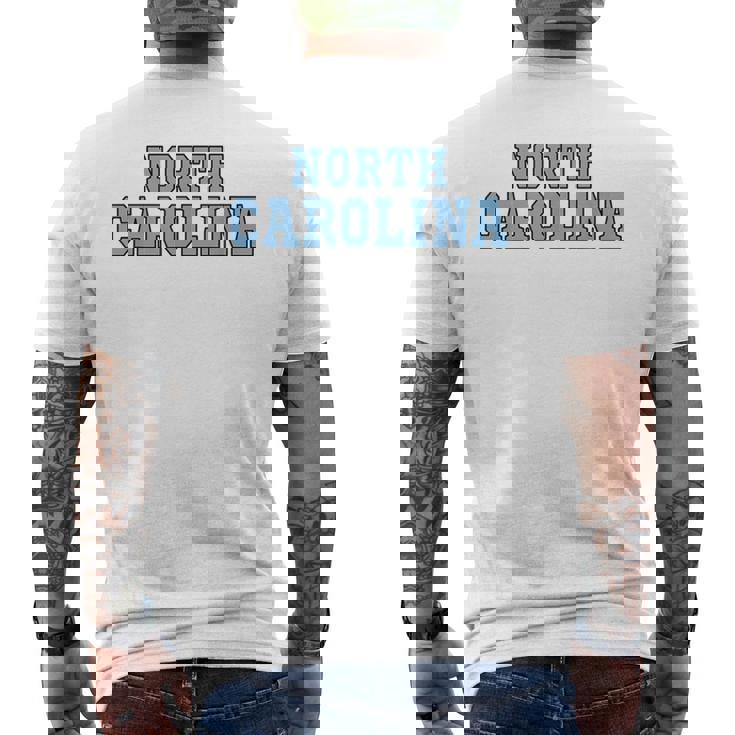 North Carolina Throwback Classic Men's T-shirt Back Print