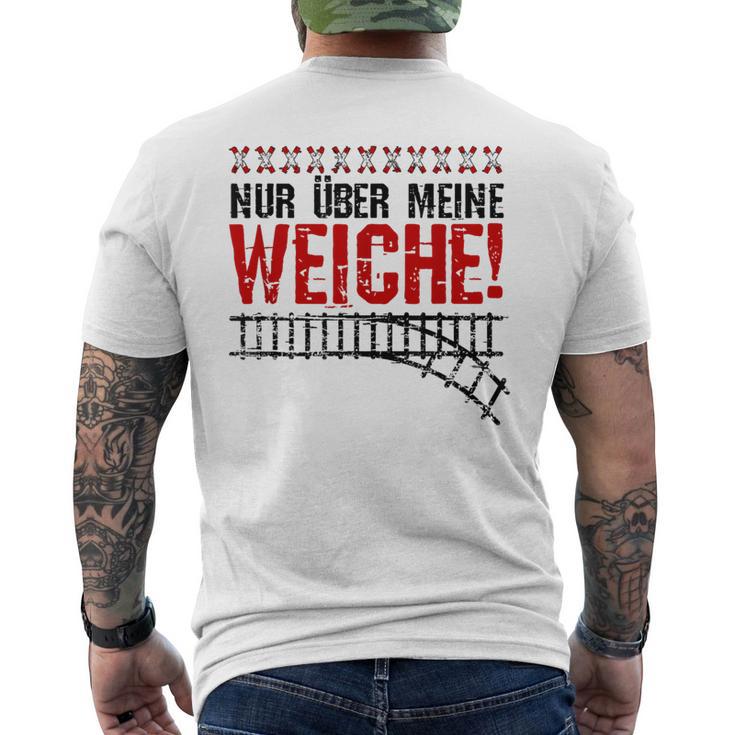 Nur Über Meine Soft Slogan Train Model Railway T-Shirt mit Rückendruck