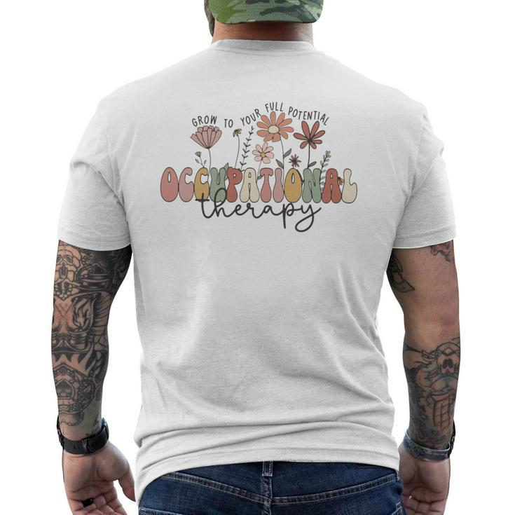 Occupational Therapy Pediatric Therapist Ot Month Assistant Men's T-shirt Back Print