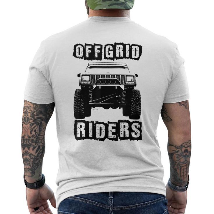 Off Road Rock Crawling Xj Men's T-shirt Back Print