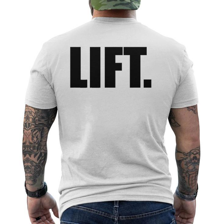 Official 1700Lb Total Club Powerlifting Fitness Mens Back Print T-shirt