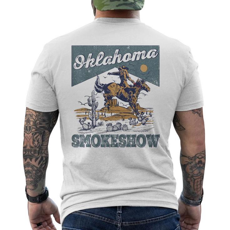 Oklahoma Smokeshow Western Oklahoma Smokeshow Rodeo Men's T-shirt Back Print