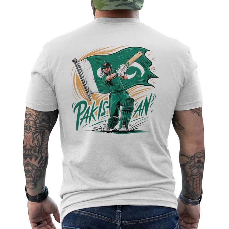 Pakistan Cricket Jersey 2024 Cricket Flag Of Pakistan Tank Men's T-shirt Back Print