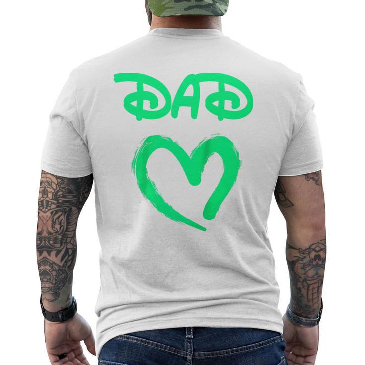 Papa Bester Dad Auf Der Welt Raglan T-Shirt mit Rückendruck