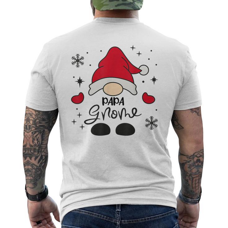 Papa Gnome Süße Weihnachten T-Shirt mit Rückendruck