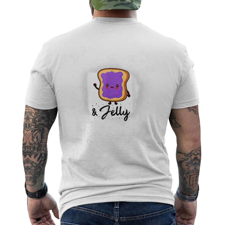 Peanut Butter And Jelly Costumes For Adults Food Fancy Mens Back Print T-shirt