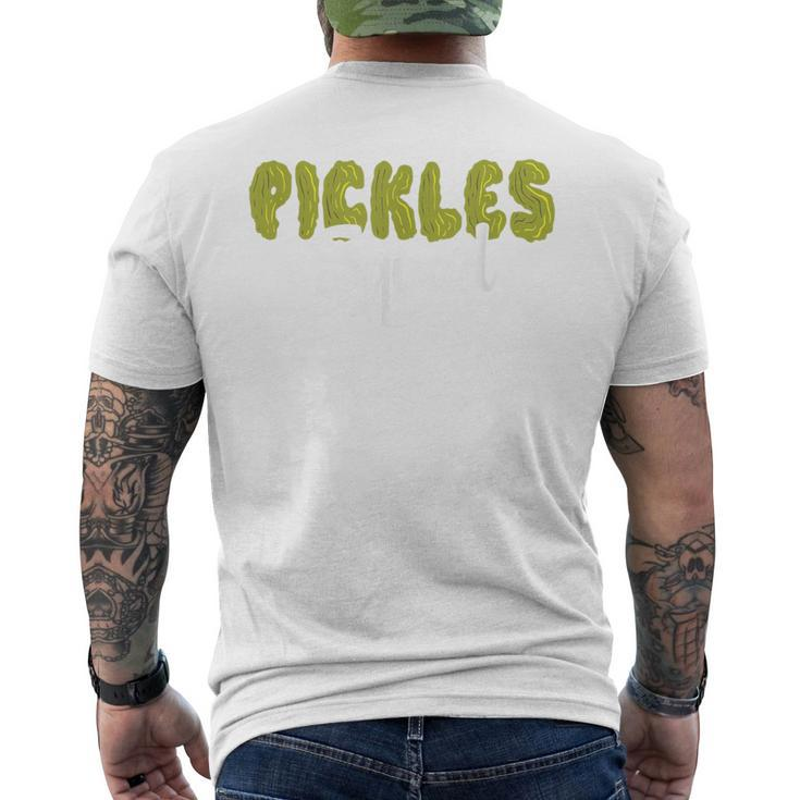 Pickles Squad Costume Pickles Lover Men's T-shirt Back Print