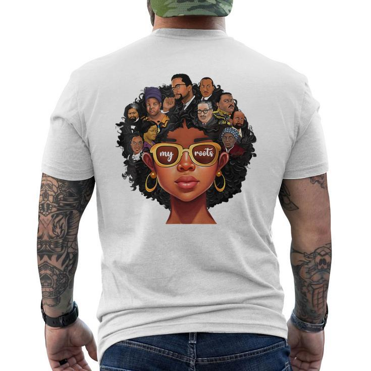 Proud Of My Roots Bhm Black Pride Black Melanin Women Men's T-shirt Back Print