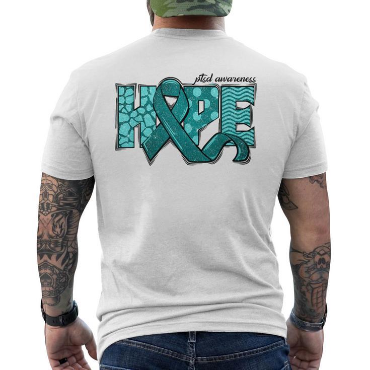 Ptsd Hope Veteran Post Traumatic Stress Disorder Awareness Men's T-shirt Back Print