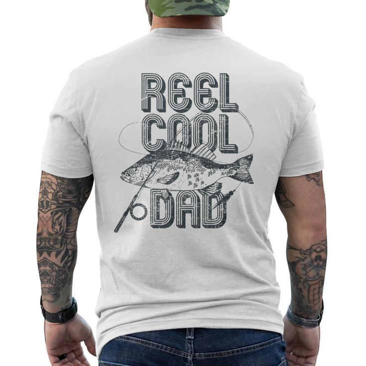 Reel Cool Dad Fishing Fathers Day For Fisherman Men's T-shirt Back Print