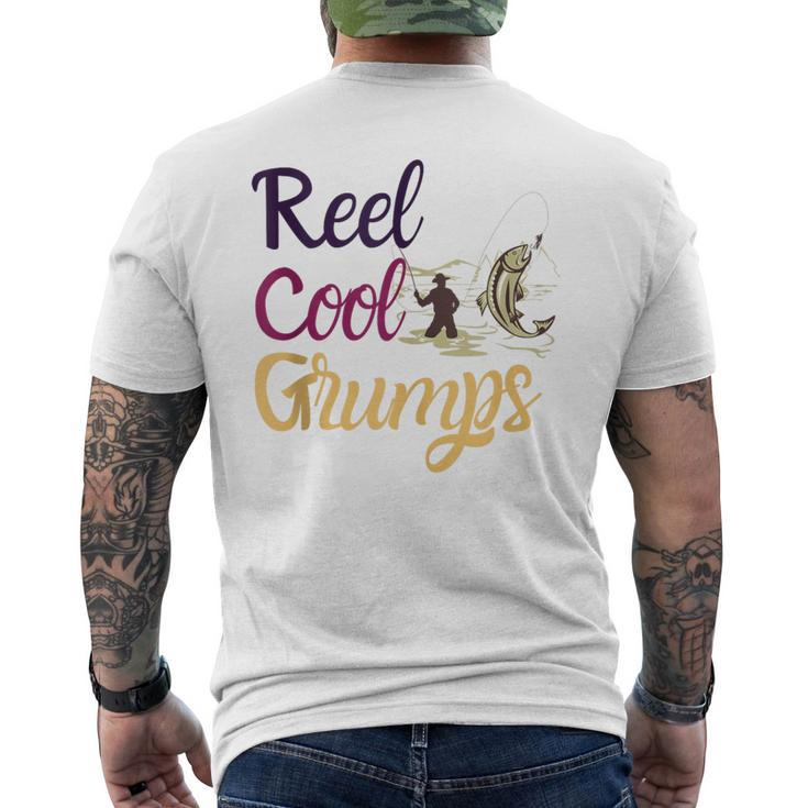 Reel Cool Grumps Vintage Fishing Father's Day Men's T-shirt Back Print