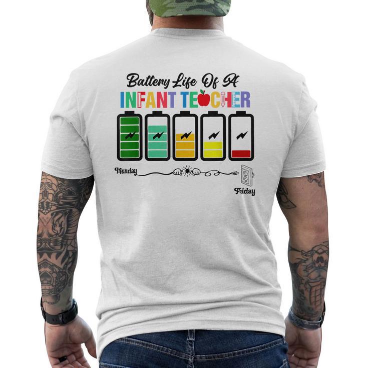 Regalo Divertido De La Batería De Un Profesor Infantil Tgif Camiseta Hombre Estampado Espalda