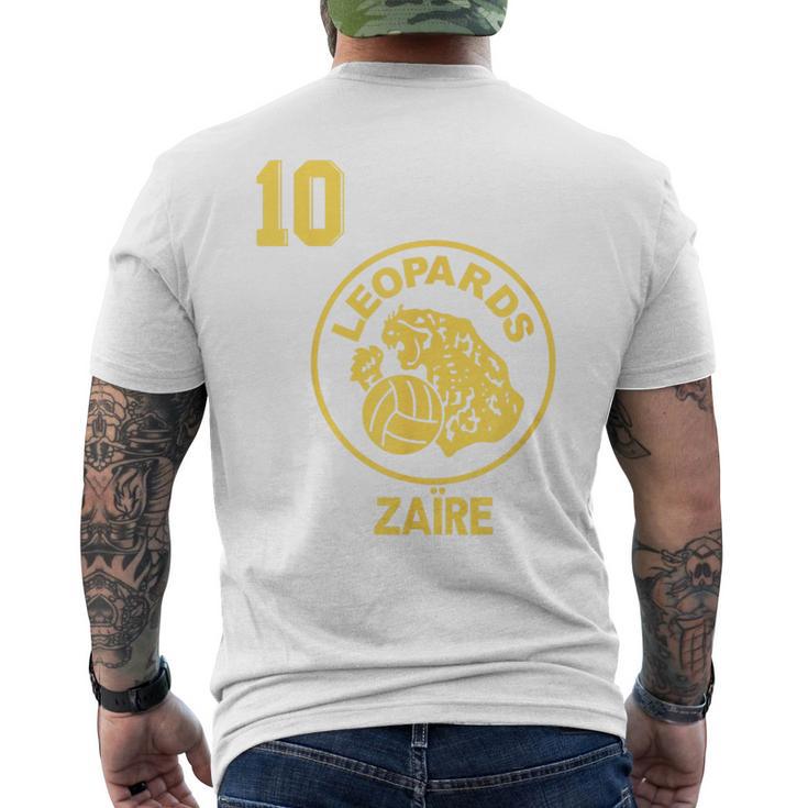 Retro Zaire Soccer Jersey 1974 Football Africa 10 Men's T-shirt Back Print