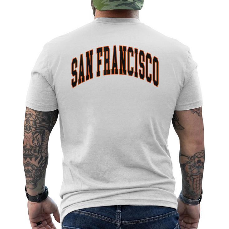 San Francisco Text Men's T-shirt Back Print