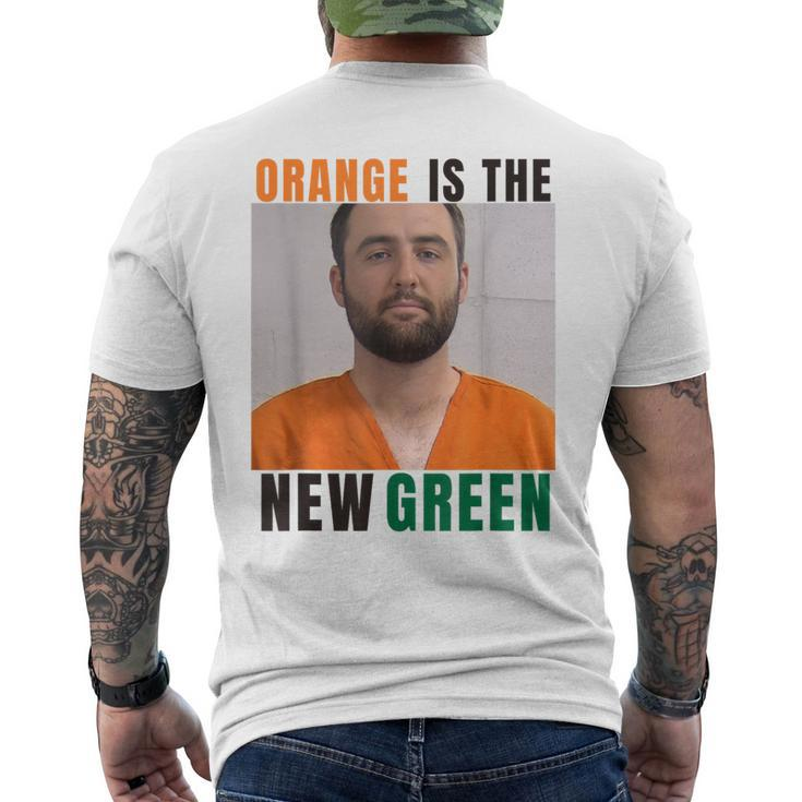 Scottie Hot Orange Is The New Green Men's T-shirt Back Print