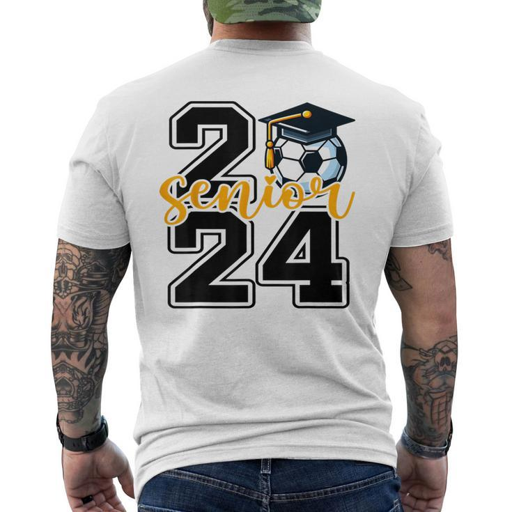 Senior 2024 Soccer Senior Class Of 2024 Soccer Graduation Men's T-shirt Back Print