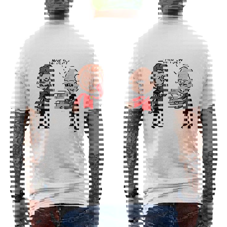 Make It Sew Tshirt Mens Back Print T-shirt | Seseable CA