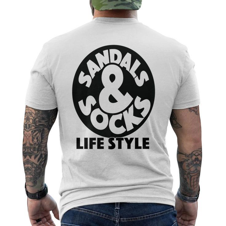 Sock Hop Beach Lifestyle Clothes Men's T-shirt Back Print