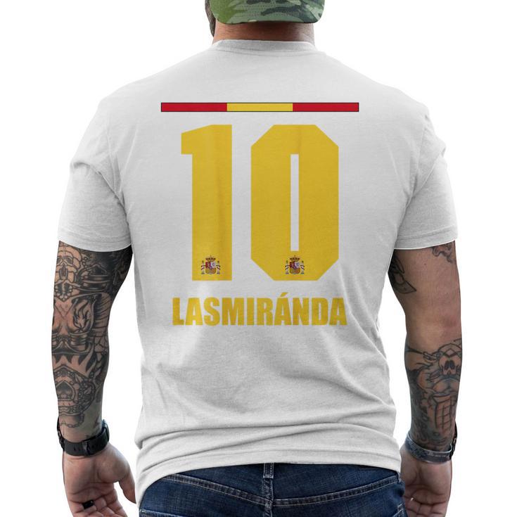 Spain Sauf Jersey Lasmiranda Sun Name T-Shirt mit Rückendruck