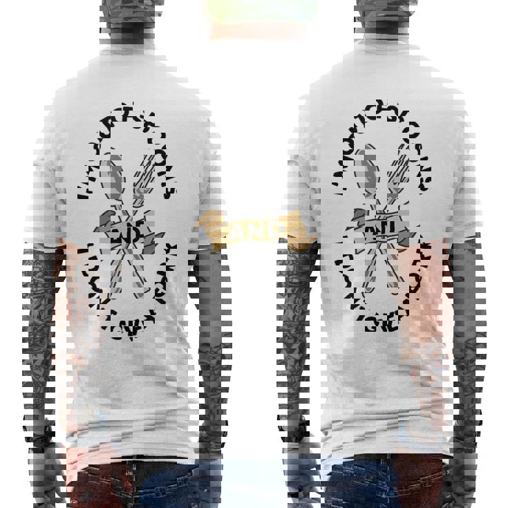 Spoon Theory Spoonie Chronic Illness Fibromyalgia Awareness Men's T-shirt Back Print
