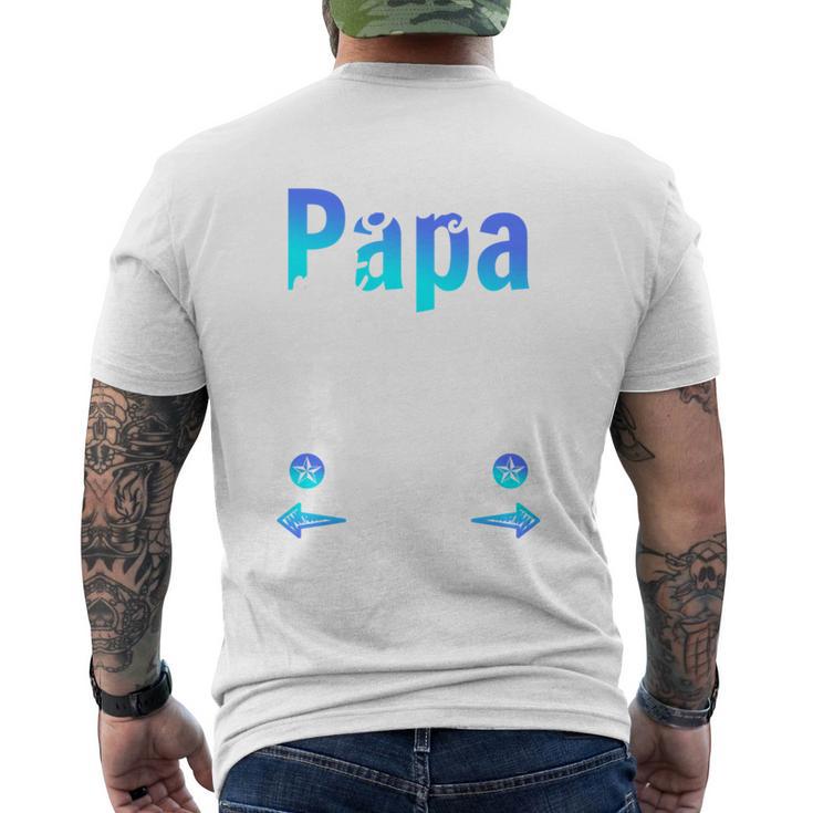 Stiefpapa Outfit Stiefvater Bonus Papa Spruch T-Shirt mit Rückendruck