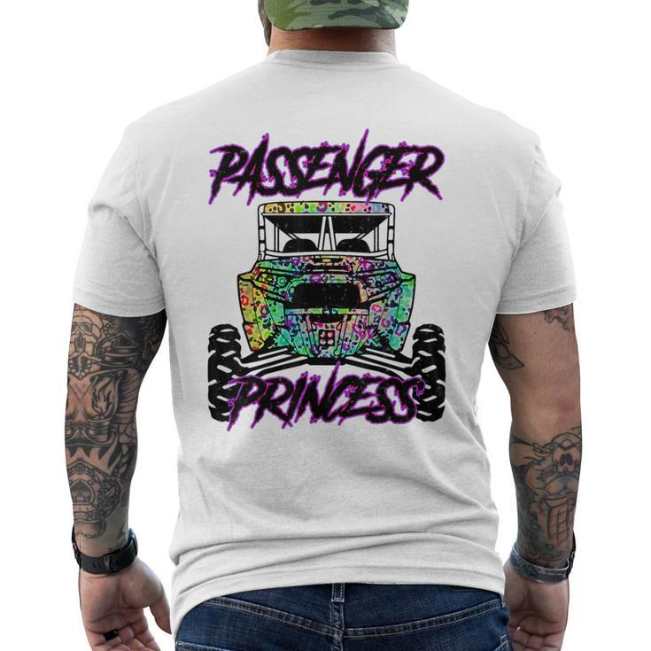 Sxs Utv Passenger Princess Off-Road Adventure Enthusiast Men's T-shirt Back Print
