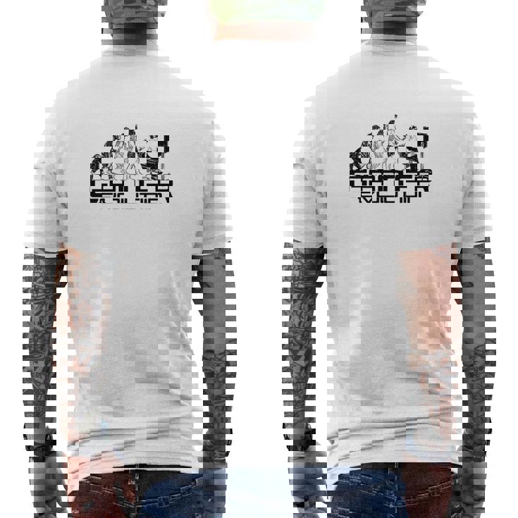 T-shirt imprimé au dos Évolution Gamer, Tee Graphique pour Joueurs