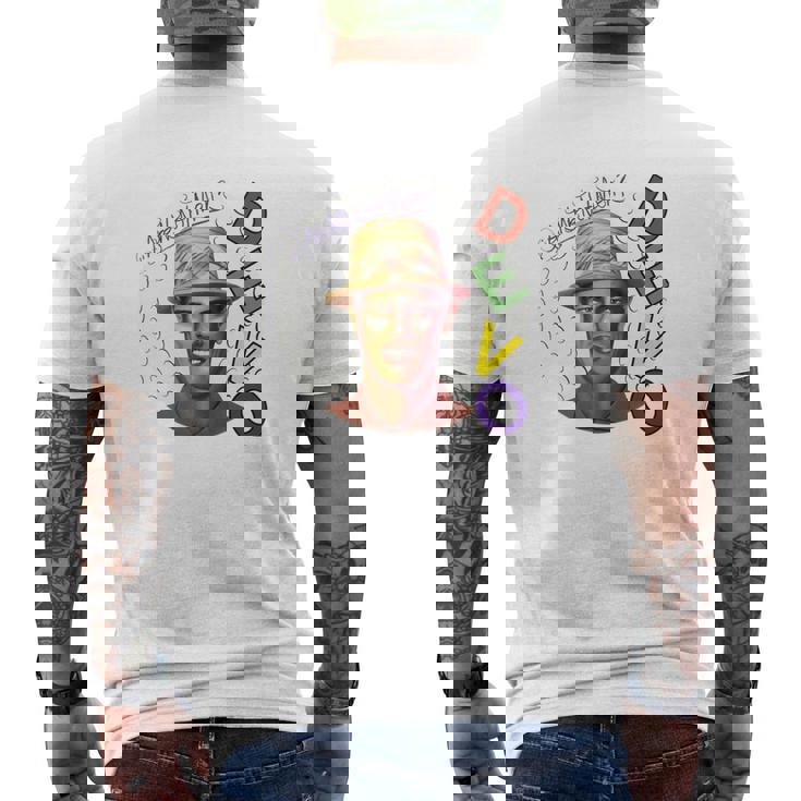 T-shirt imprimé au dos Hommage à Devo Are We Not Men? Design New Wave