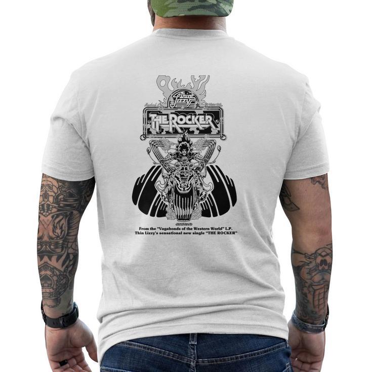 T-shirt imprimé au dos The Rocker Ailes & Couronne, Style Rock & Moto