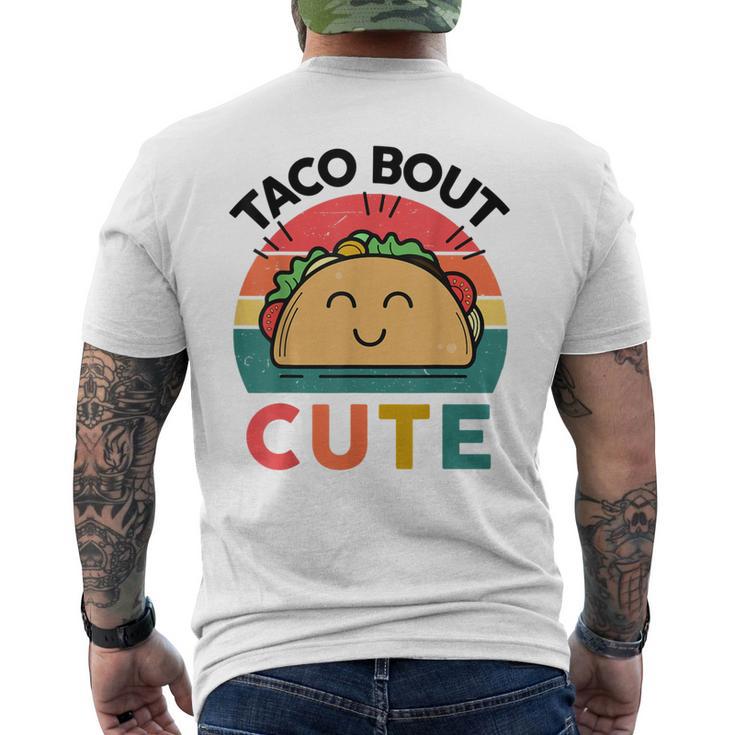 Tacos Tuesday Baby Toddler Taco Bout Cute Mexican Food Men's T-shirt Back Print