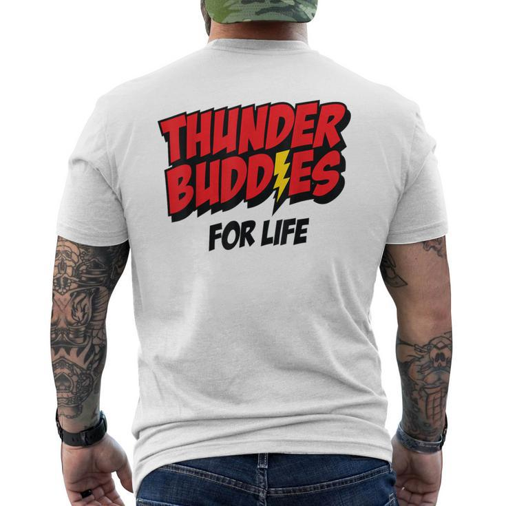 Thunder Buddies For Life Men's T-shirt Back Print