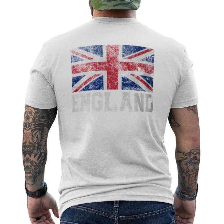 Union Jack Flag Uk England United Kingdom Roots Women Men's T-shirt Back Print