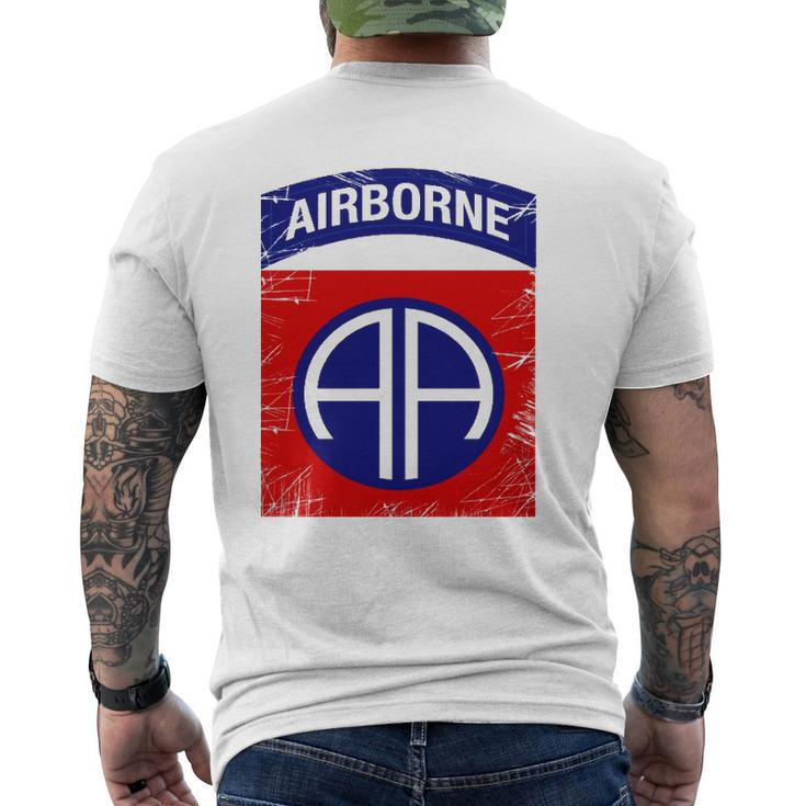Us Army Original 82Nd Airborne Army Mens Back Print T-shirt