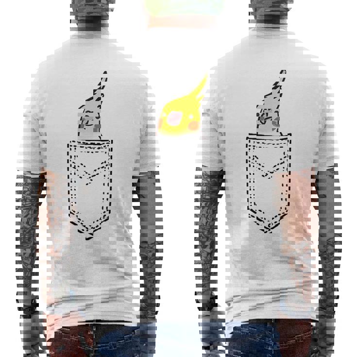 Vêtement De Calopsitte Amusant Mignon Calopsitte De Poche Perroquet T-shirt imprimé au dos