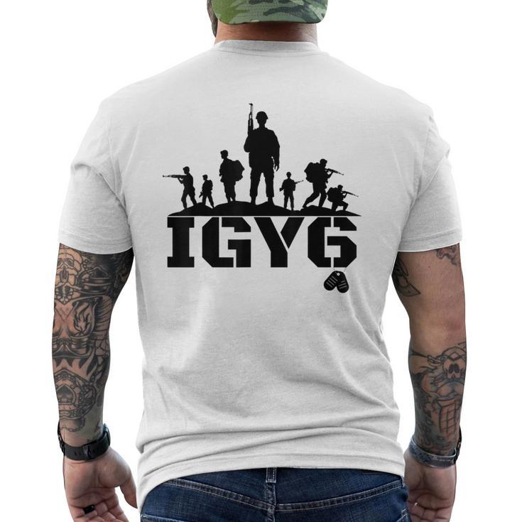 Veteran Igy6 War Vet Soldiers Men's T-shirt Back Print