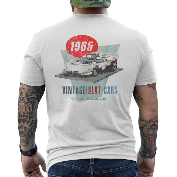 Vintage Slot Car Racing Men's T-shirt Back Print