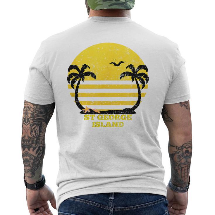 Vintage St George Island Men's T-shirt Back Print