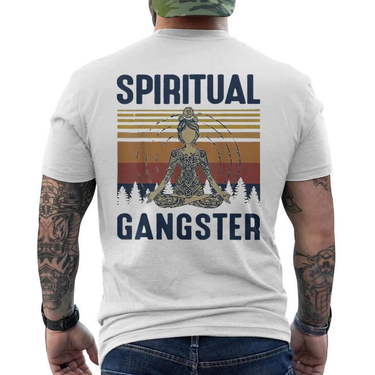 Yoga Girls Spiritual Gangsters Vintage Yoga Lover Men's T-shirt Back Print