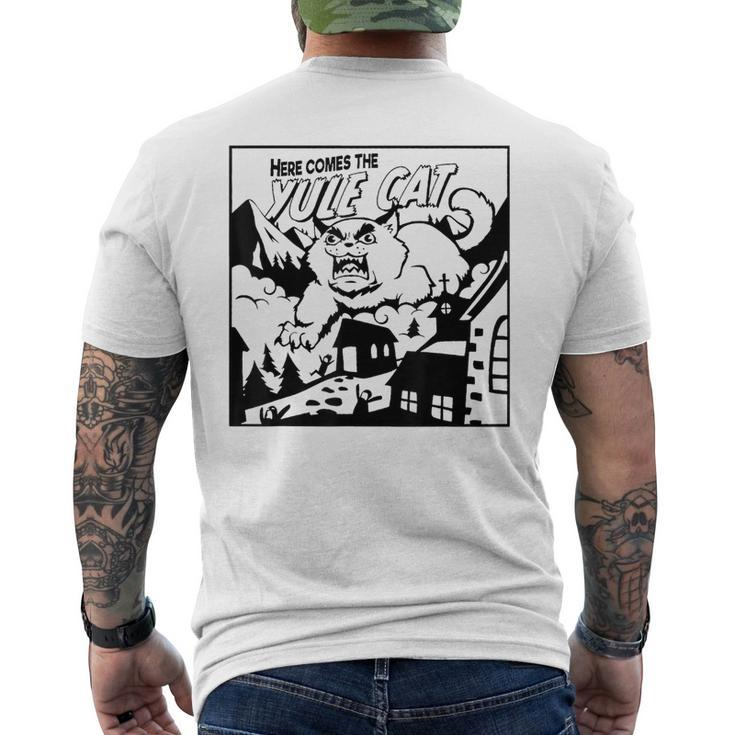 Yule Cat Men's T-shirt Back Print