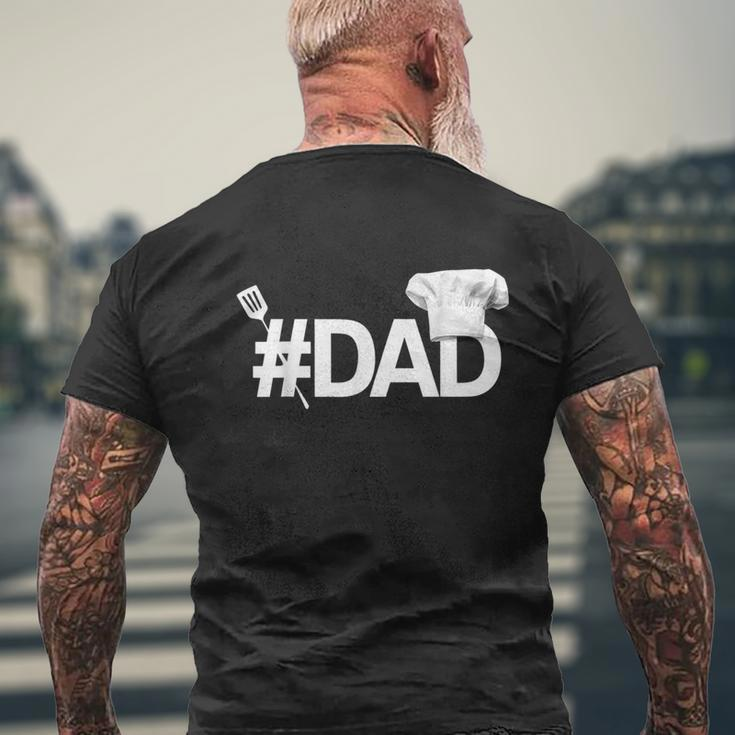 1 Daddy Number One Cooking Dad For Fathers Day Mens Men's T-shirt Back Print Gifts for Old Men