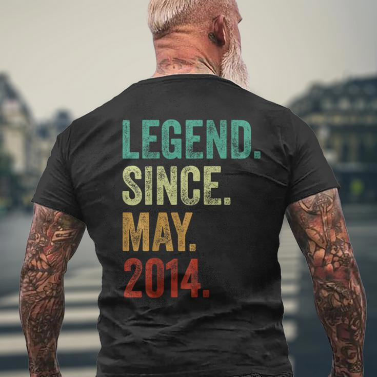 10 Years Old Legend Since May 2014 10Th Birthday Men's T-shirt Back Print Gifts for Old Men