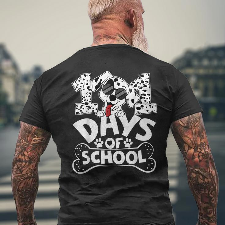 100 Days Of School Dalmatian Dog Boy Kid 100Th Day Of School Men's T-shirt Back Print Gifts for Old Men
