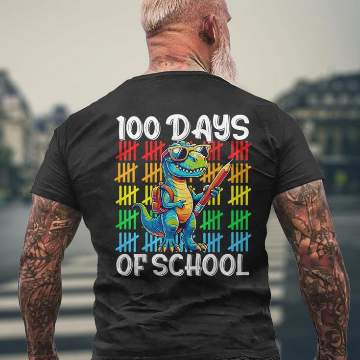 100 Days Of School Happy 100Th Days Of School Men's T-shirt Back Print Gifts for Old Men