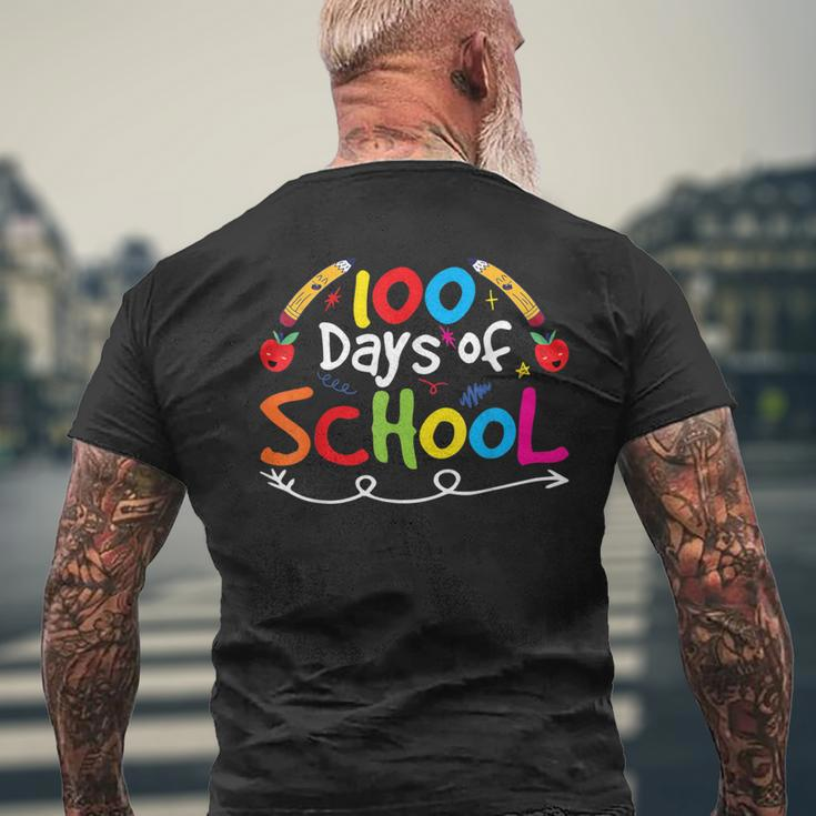 100 Tage Schule Team Süß Sprüche T-Shirt mit Rückendruck Geschenke für alte Männer