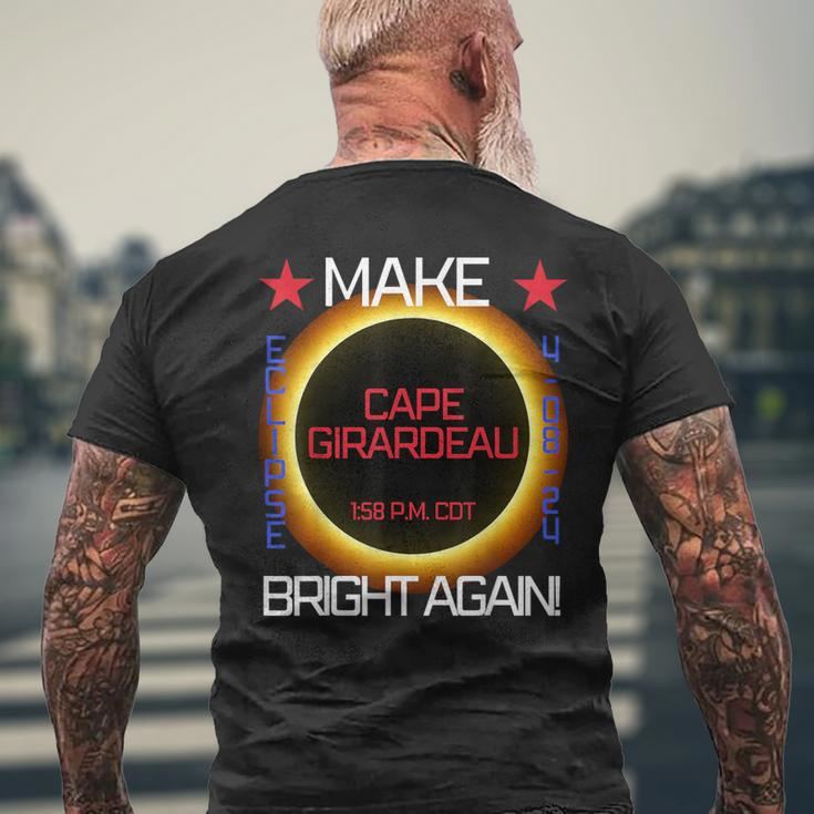 2024 April 8Th Solar Eclipse In Cape Girardeau Missouri Men's T-shirt Back Print Gifts for Old Men