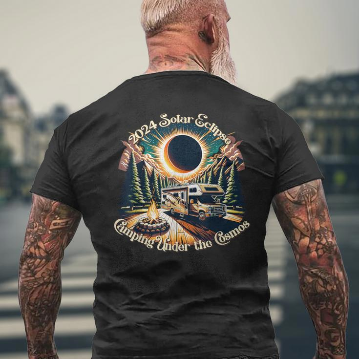 2024 Total Solar Eclipse Rv Camping Motorhome Travel April 8 Men's T-shirt Back Print Gifts for Old Men